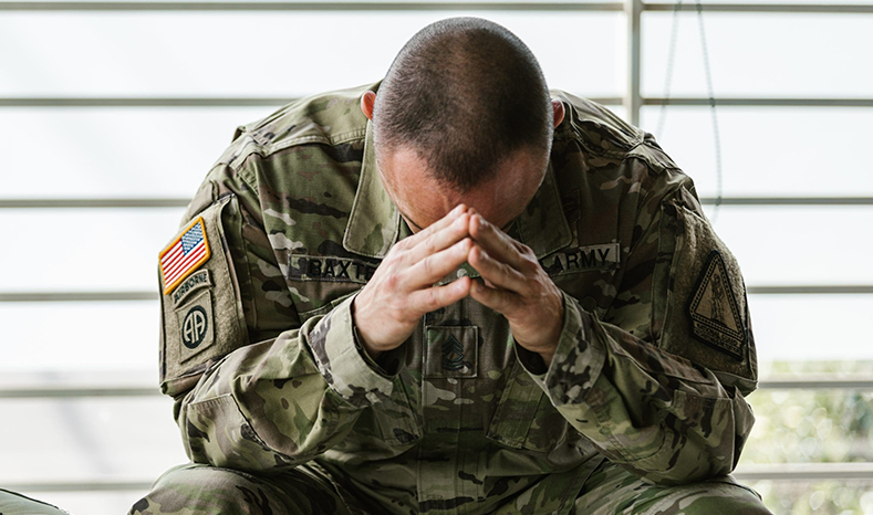 Veteran struggling with mental health challenges